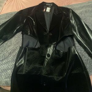 ASOS black blazer dress